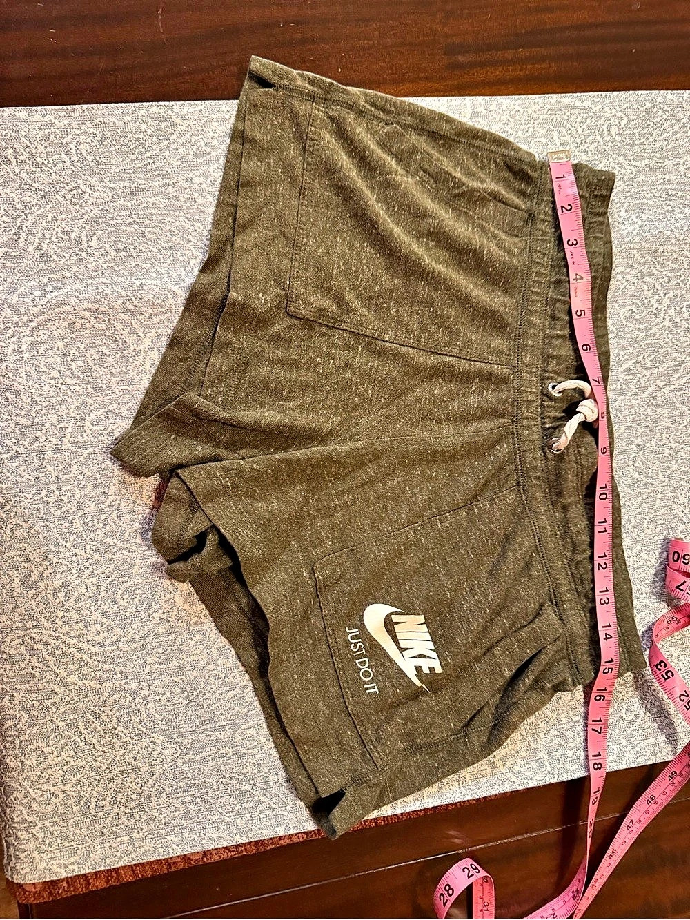 Nike Gym Vintage Shorts Green Size Small